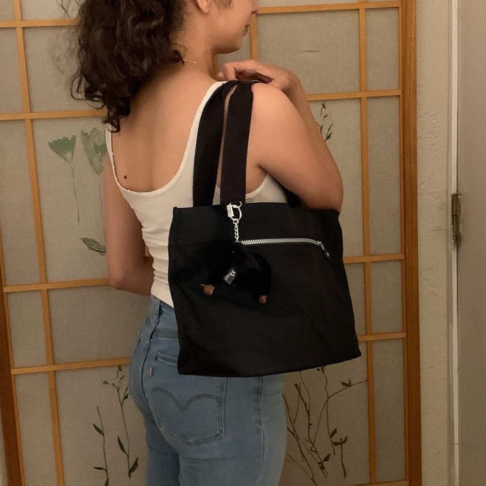 Kipling small black tote